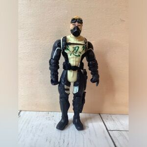 2010 The Corps Trent Tanner Decoder Lanard Action Figure 3.75" Black Yellow